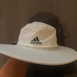 White Adidas Sun Hat